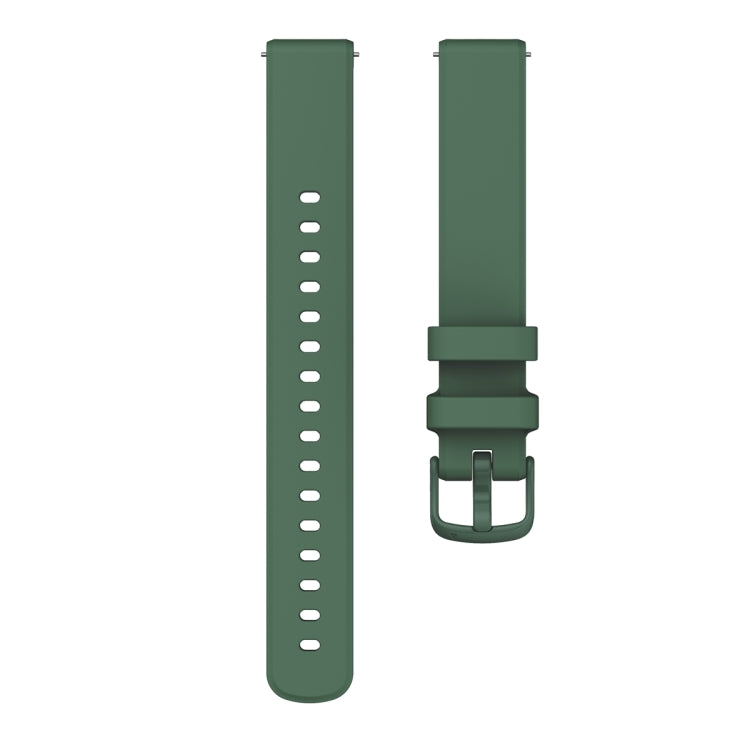 For Garmin Lily 2 Silicone Watch Band Wristband(Dark Green) - Watch Bands by buy2fix | Online Shopping UK | buy2fix