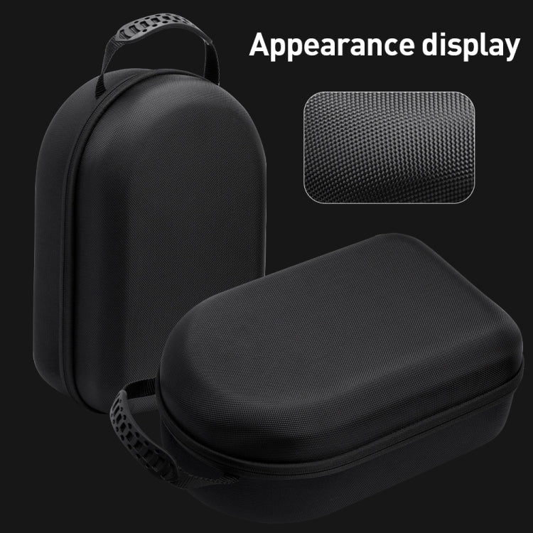 For Apple Vision Pro EVA Cloth Velvet Handle Waterproof Host Storage Bag(Black) - VR Accessories by buy2fix | Online Shopping UK | buy2fix