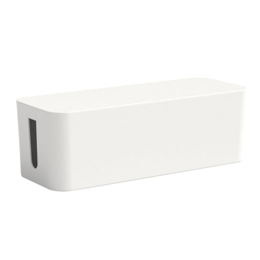 Wire Organizer Storage Box Power Strip Socket Junction Box, Size:Small(White) - Storage Boxes by buy2fix | Online Shopping UK | buy2fix