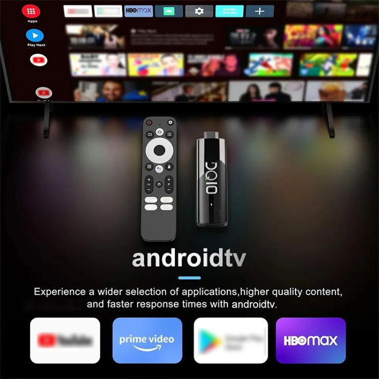 LEMFO DQ10 Allwinner H618 Quad Core ARM Cortex A53 8K HD Android TV Stick, RAM:2GB+16GB(EU Plug) - Android TV Sticks by LEMFO | Online Shopping UK | buy2fix