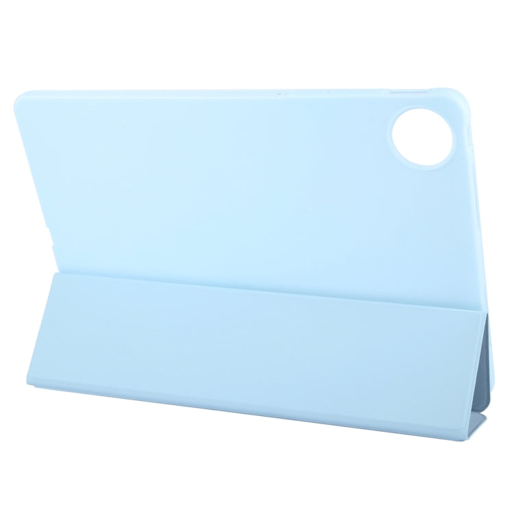 For Huawei MatePad Pro 11 2022/2024 Tri-fold Silicone Leather Tablet Case(Ice Blue) - Huawei by buy2fix | Online Shopping UK | buy2fix