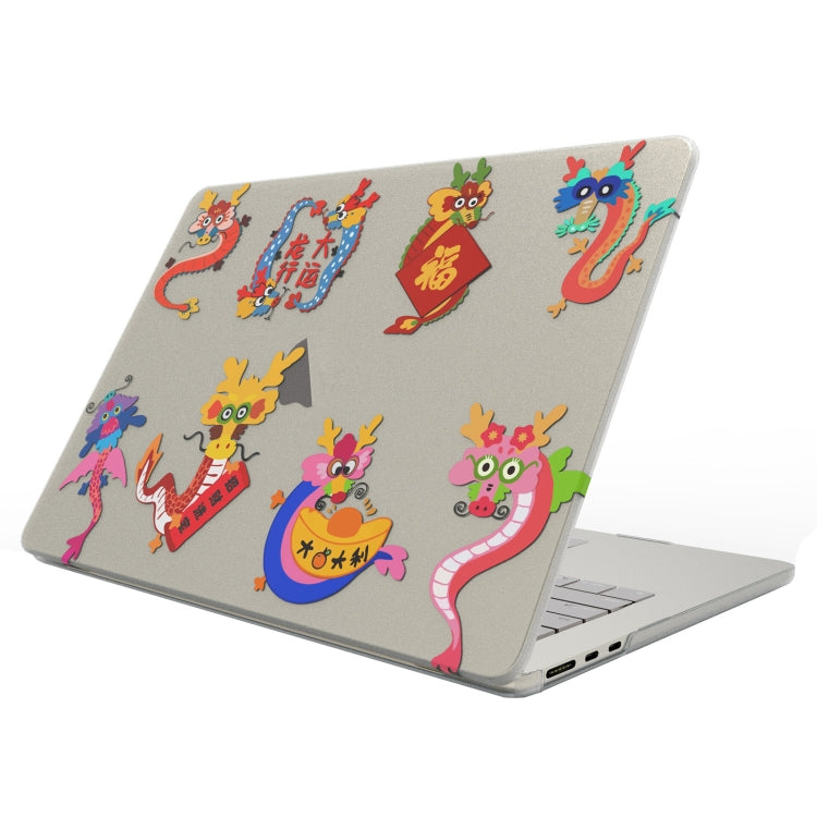 For MacBook Pro 15.4 A1707 / A1990 UV Printed Pattern Laptop Frosted Protective Case(DDC-1677) - MacBook Pro Cases by buy2fix | Online Shopping UK | buy2fix