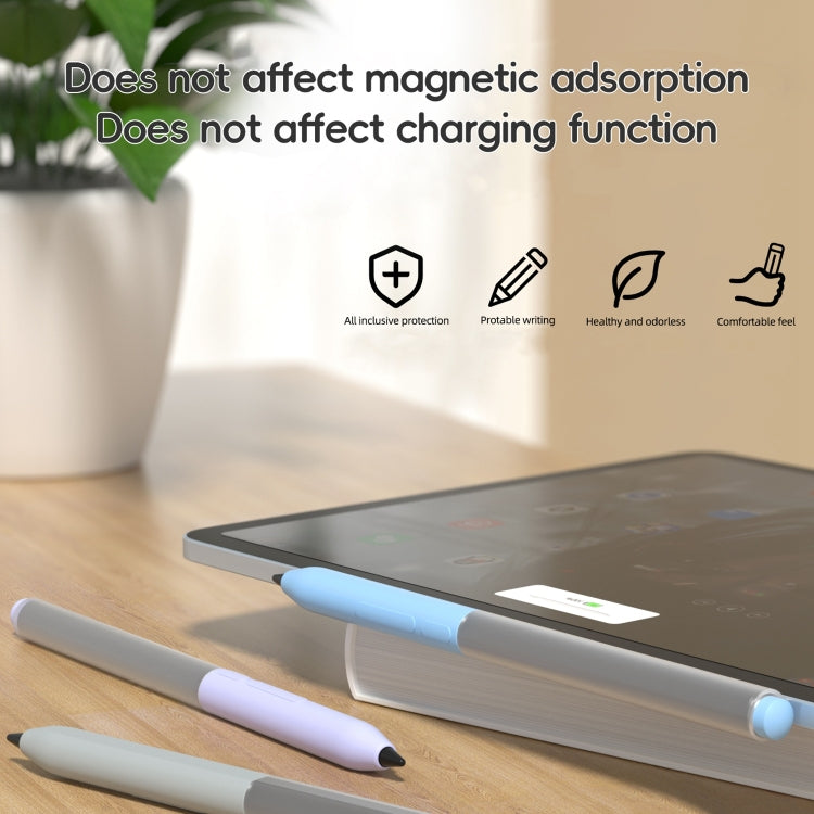 For Xiaomi Focus Pen III Stylus Pen Jelly Style Translucent Silicone Protective Case(Sky Blue) - Pencil Accessories by buy2fix | Online Shopping UK | buy2fix