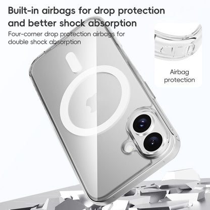 For iPhone 16 Plus ZGA Magsafe Clear PC Hybrid TPU Phone Case(Transparent) - iPhone 16 Plus Cases by ZGA | Online Shopping UK | buy2fix