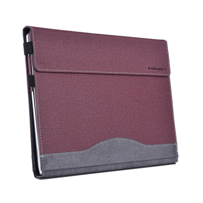 For Lenovo ThinkPad X1 Carbon Gen 10 Cloth Texture Laptop Leather Protective Case(Wine Red) - Other by buy2fix | Online Shopping UK | buy2fix