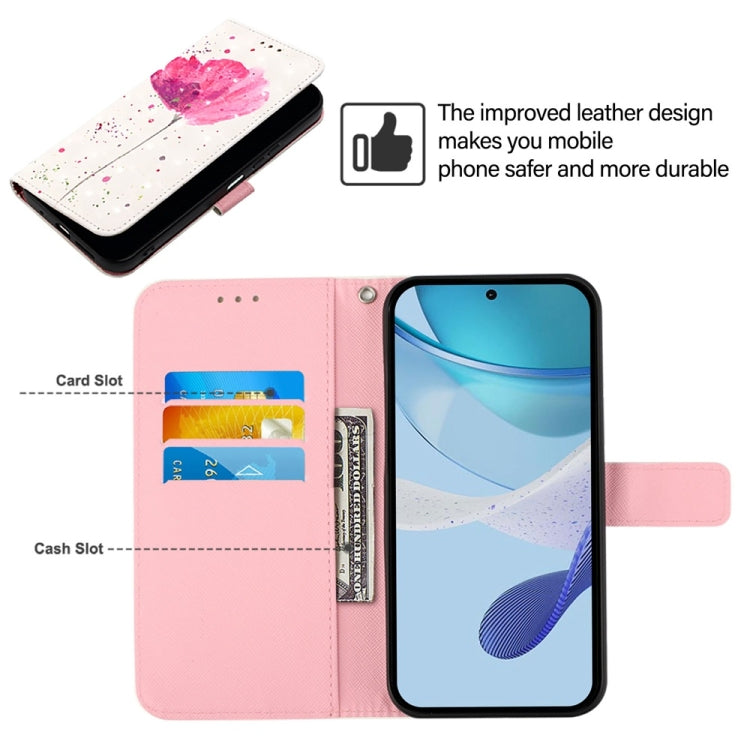 For Realme 12 Pro / Realme 12 Pro+ 3D Painting Horizontal Flip Leather Phone Case(Flower) - Realme Cases by buy2fix | Online Shopping UK | buy2fix