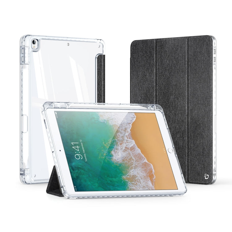 For iPad 7/8/9 10.2/Air 3/Pro 10.5 2017 DUX DUCIS Unid Series PU+TPU Smart Tablet Case(Black) - More iPad Cases by DUX DUCIS | Online Shopping UK | buy2fix