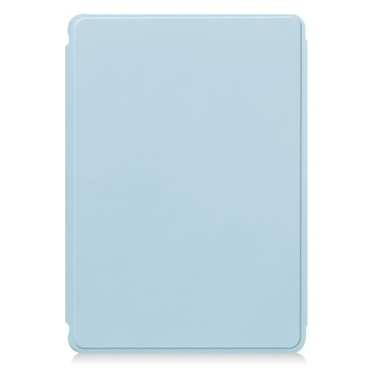 For iPad Pro 13 2024 Transparent Rotation Smart Leather Tablet Case with Keyboard(Sky Blue) - iPad Pro 13 2024 Cases by buy2fix | Online Shopping UK | buy2fix