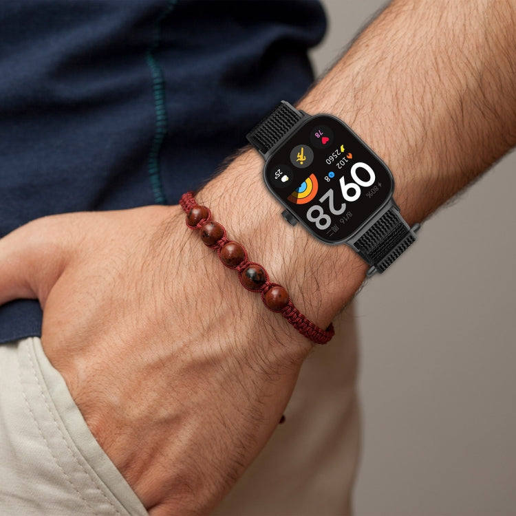 For Xiaomi Band 8 Pro / Redmi Watch 4 Loop Nylon Watch Band(Pink Purple) - Watch Bands by buy2fix | Online Shopping UK | buy2fix