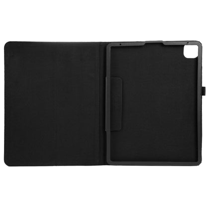 For iPad Air 11 2024 Litchi Texture Solid Color Leather Tablet Case(Black) - iPad Air 11 2024 Cases by buy2fix | Online Shopping UK | buy2fix