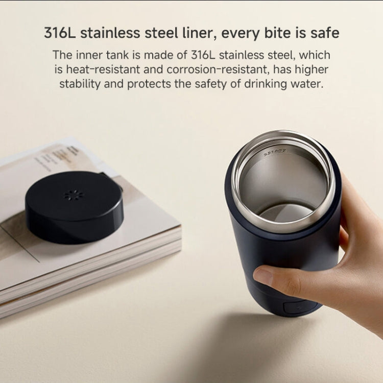 Xiaomi Mijia Smart Portable Electric Heating Cup 2, US Plug(White) - Vacuum Thermoses & Cups by Xiaomi | Online Shopping UK | buy2fix