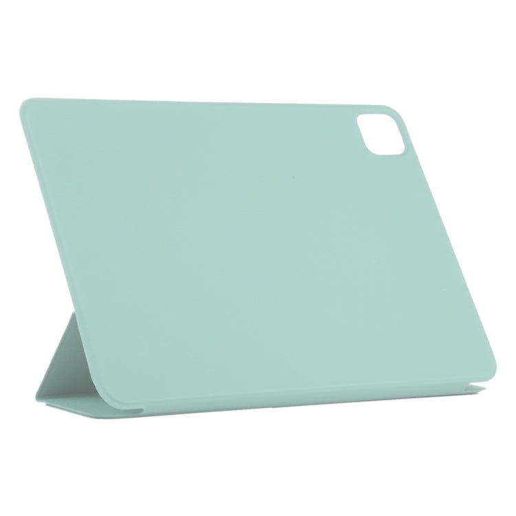 For iPad Pro 13 2024 Double-sided Clip Non-buckle Magnetic PU Smart Tablet Case(Light Green) - iPad Air 13 2024 Cases by buy2fix | Online Shopping UK | buy2fix