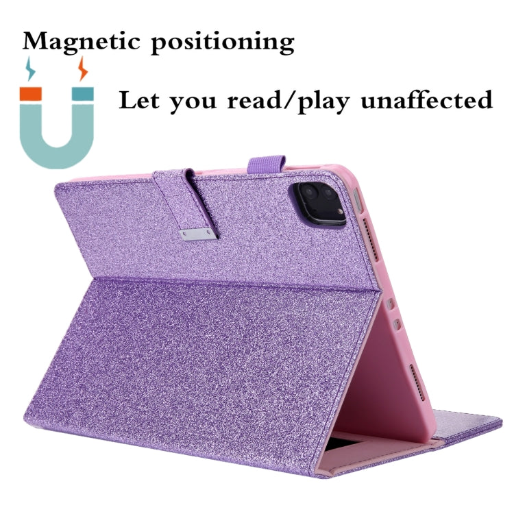 For iPad Pro 11 2024 Business Style Horizontal Flip Leather Smart Tablet Case with Holder(Purple) - iPad Pro 11 2024 Cases by buy2fix | Online Shopping UK | buy2fix