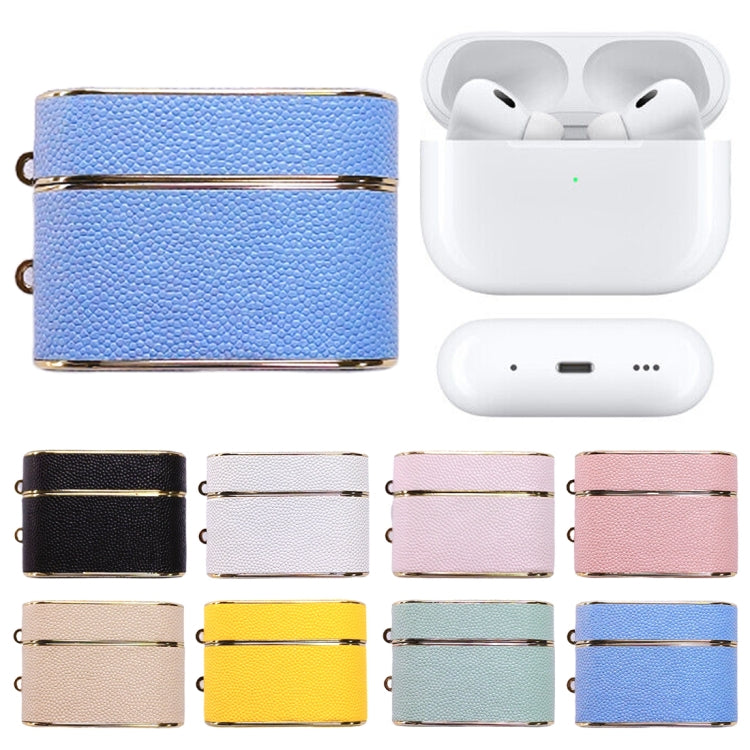 For AirPods 2 / 1 Cylindrical Ball Texture Bluetooth Earphone Protective Case(White) - For AirPods 1/2 by buy2fix | Online Shopping UK | buy2fix