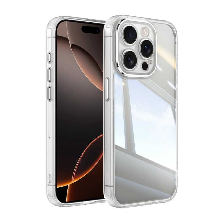 For iPhone 16 Pro Acrylic Hybrid TPU Armor Shockproof Phone Case(Transparent) - iPhone 16 Pro Cases by buy2fix | Online Shopping UK | buy2fix