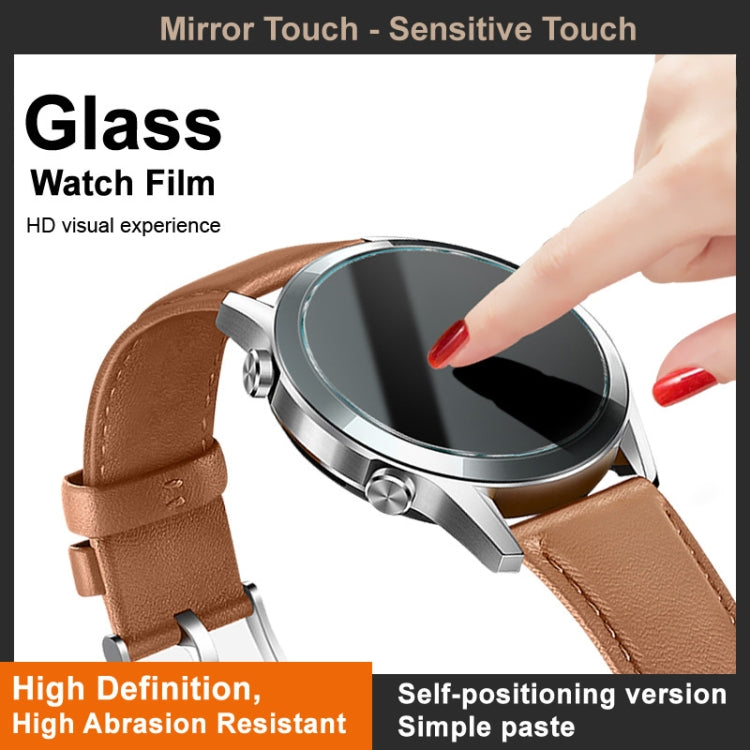 For Samsung Galaxy Watch6 Classic 43mm IMAK Tempered Glass Watch Protective Film Self-contained Positioning Version - Screen Protector by imak | Online Shopping UK | buy2fix
