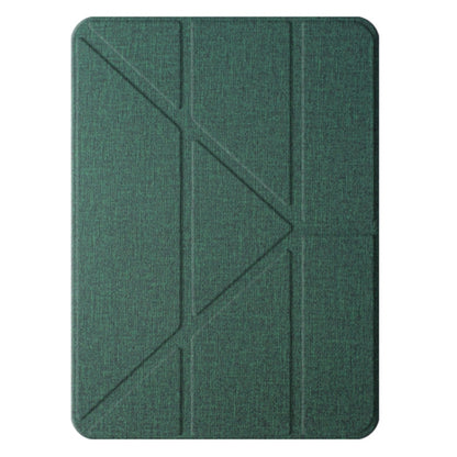 For iPad Pro 13 2024 Mutural Multi-fold Smart Leather Tablet Case(Green) - iPad Pro 13 2024 Cases by Mutural | Online Shopping UK | buy2fix