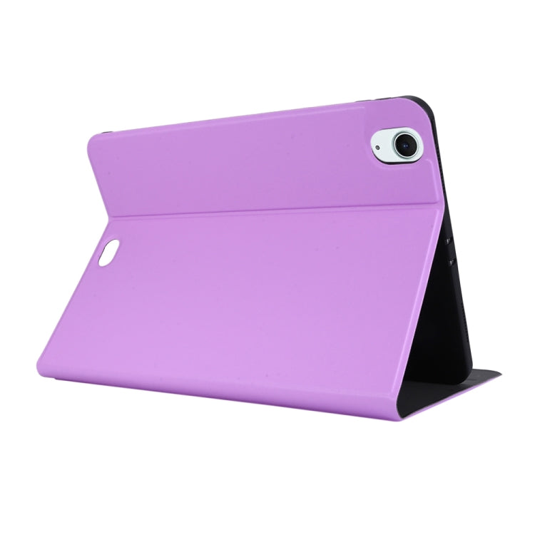 For iPad Air 13 2024 Stretch Voltage Plain Leather Smart Tablet Case(Purple) - iPad Air 13 2024 Cases by buy2fix | Online Shopping UK | buy2fix