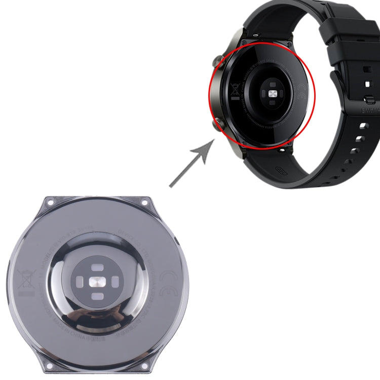 For Huawei Watch GT 2 Pro VID-B19 Original Back Cover Full Assembly(Black) - For Huawei by buy2fix | Online Shopping UK | buy2fix