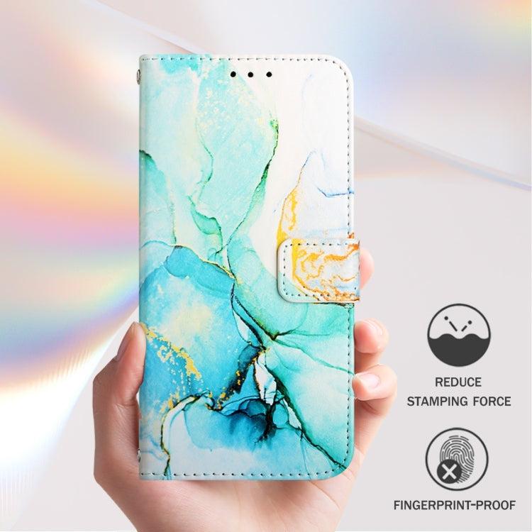 For Xiaomi Redmi K70 / K70 Pro PT003 Marble Pattern Flip Leather Phone Case(Green) - K70 Cases by buy2fix | Online Shopping UK | buy2fix