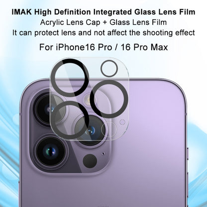 For iPhone 16 Pro / 16 Pro Max imak High Definition Integrated Glass Lens Film - Tempered Glass Film by imak | Online Shopping UK | buy2fix