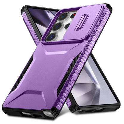 For Samsung Galaxy S25 Ultra 5G Sliding Camshield Phone Case(Purple) - Galaxy S25 Ultra 5G Cases by buy2fix | Online Shopping UK | buy2fix