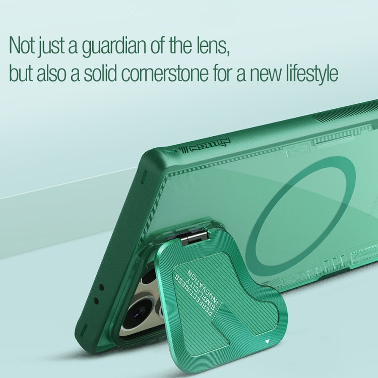 For Samsung Galaxy S24 Ultra 5G NILLKIN Ice Air Prop Series MagSafe Magnetic Phone Case(Green) - Galaxy S24 Ultra 5G Cases by NILLKIN | Online Shopping UK | buy2fix