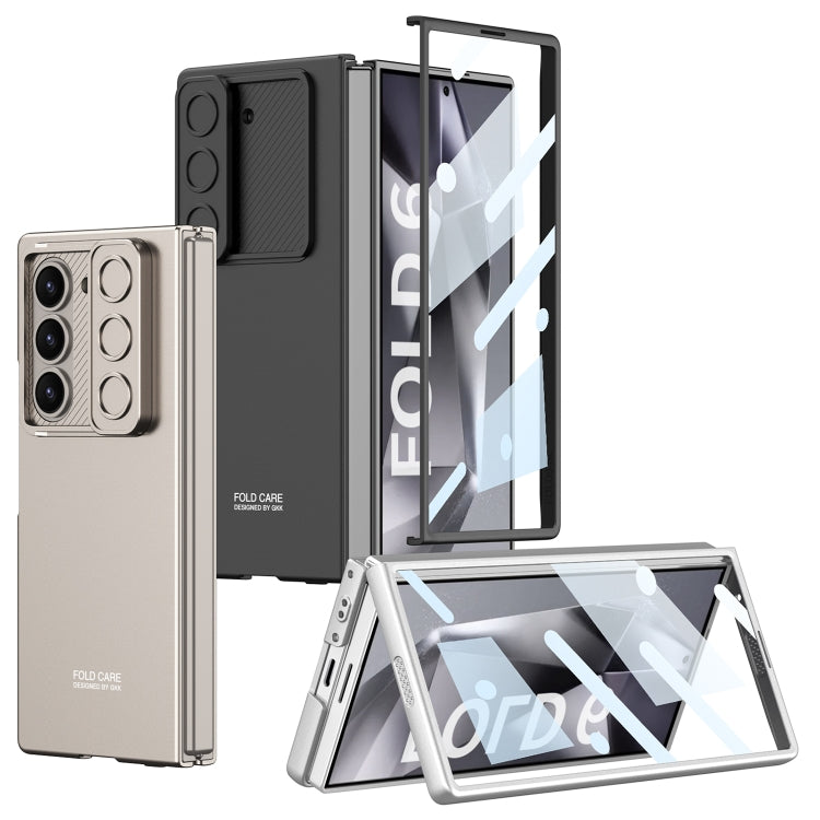 For Samsung Galaxy Z Fold6 GKK Integrated Ultra-thin Sliding Window Phone Case(Titanium Gray) - Galaxy Z Fold6 5G Cases by GKK | Online Shopping UK | buy2fix