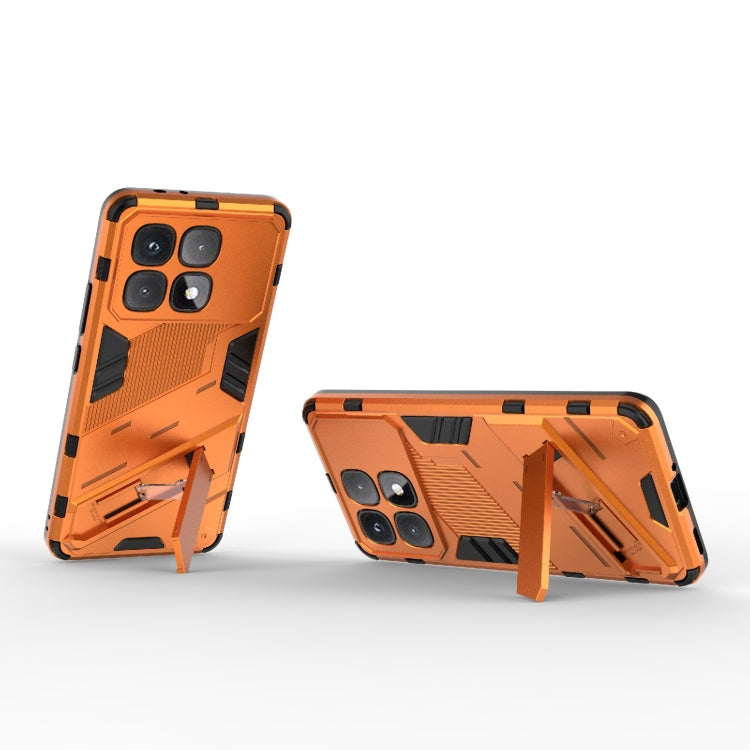 For Redmi K70 Ultra Global Punk Armor 2 in 1 PC + TPU Phone Case with Holder(Orange) - Xiaomi Cases by buy2fix | Online Shopping UK | buy2fix