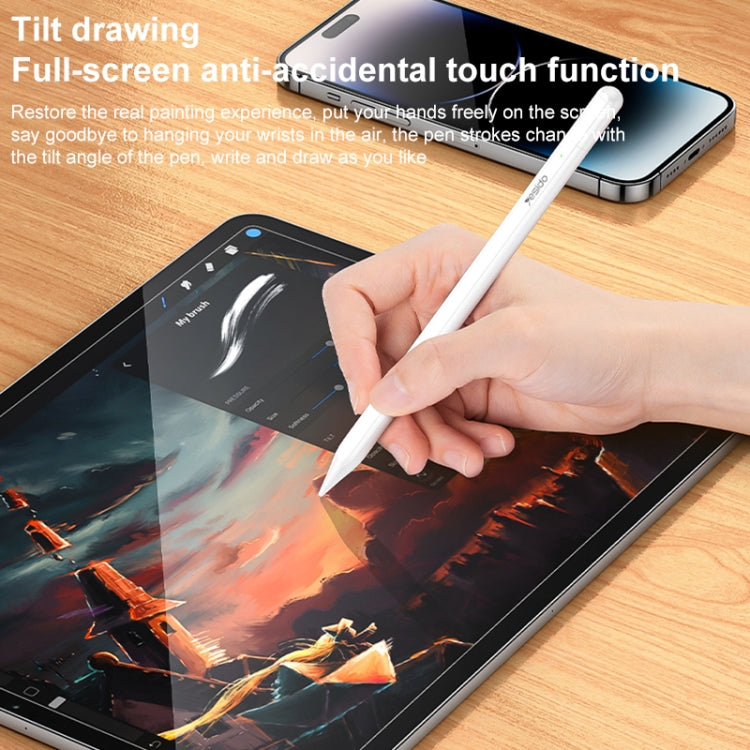 For iPad Yesido ST16 Anti-mistouch Capacitive Stylus(White) - Stylus Pen by Yesido | Online Shopping UK | buy2fix