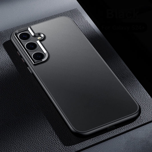 For Samsung Galaxy S24+ 5G SULADA Skin Feel Matte Shockproof Phone Case(Black) - Galaxy S24+ 5G Cases by SULADA | Online Shopping UK | buy2fix