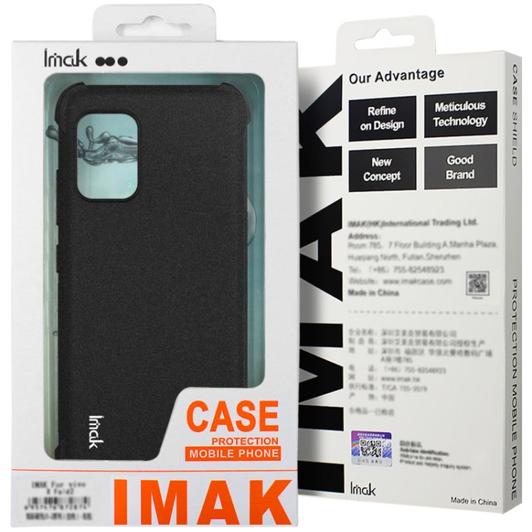 For Realme GT Neo6 SE 5G imak Shockproof Airbag TPU Phone Case(Transparent Black) - Realme Cases by imak | Online Shopping UK | buy2fix