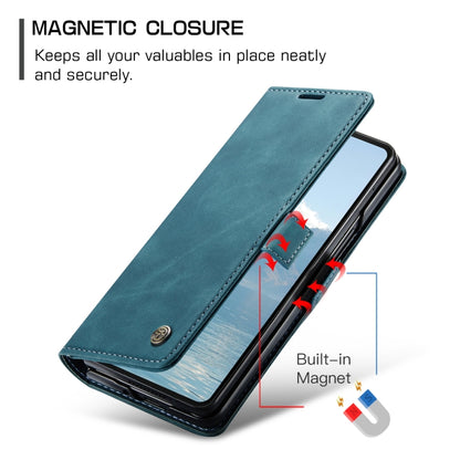 For Samsung Galaxy Z Fold6 5G CaseMe 013 Multifunctional Horizontal Flip Leather Phone Case(Blue) - Galaxy Z Fold6 5G Cases by CaseMe | Online Shopping UK | buy2fix