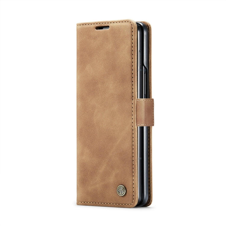 For Samsung Galaxy Z Fold6 5G CaseMe 013 Multifunctional Horizontal Flip Leather Phone Case(Brown) - Galaxy Z Fold6 5G Cases by CaseMe | Online Shopping UK | buy2fix