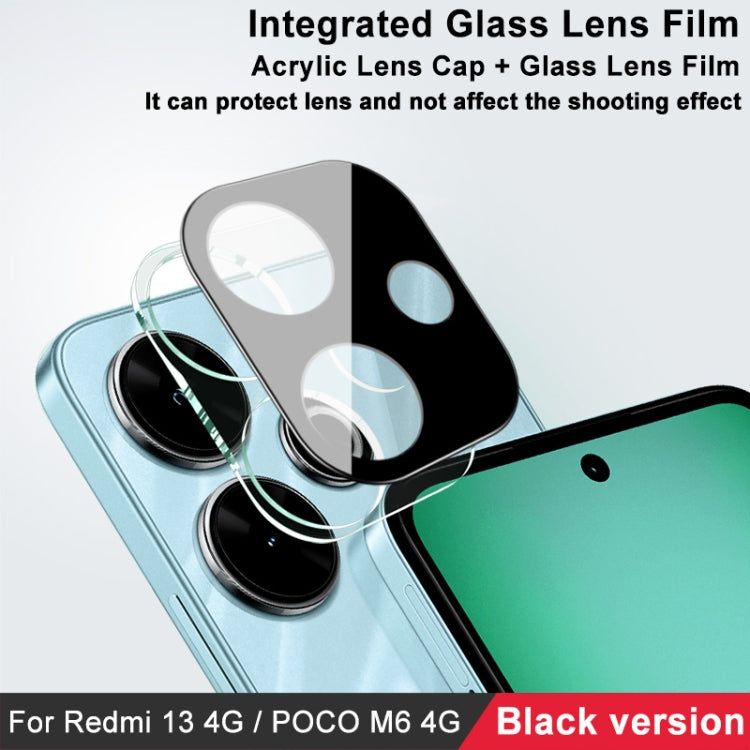 For Xiaomi POCO M6 4G imak High Definition Integrated Glass Lens Film Black Version - For Xiaomi by imak | Online Shopping UK | buy2fix