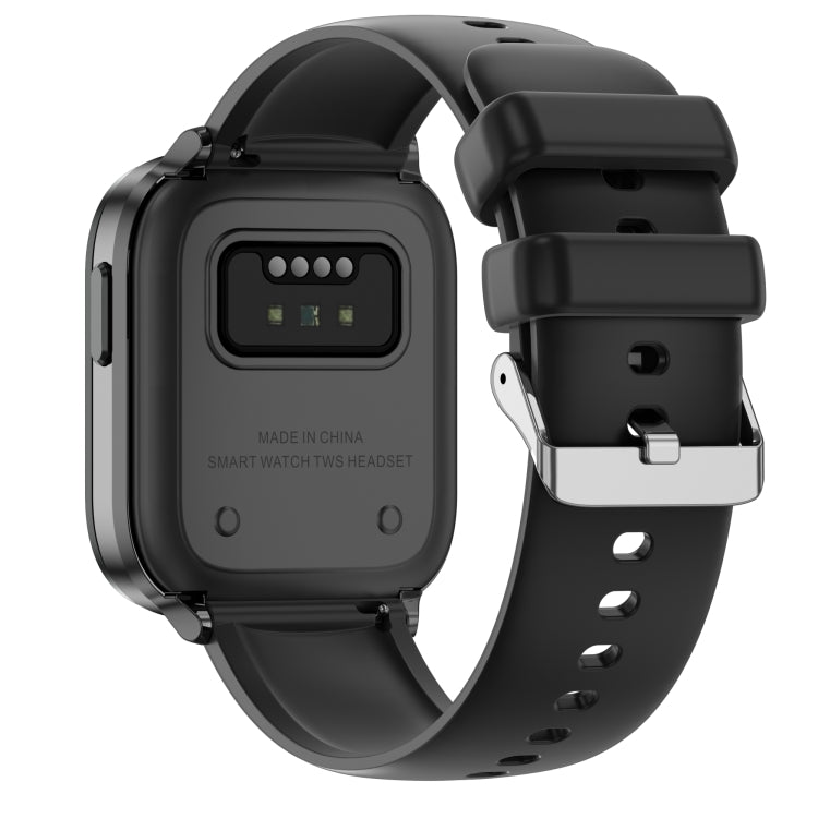 X9 1.85 inch Square Screen 2 in 1 Bluetooth Earphone Smart Watch(Black) - Smart Watches by buy2fix | Online Shopping UK | buy2fix