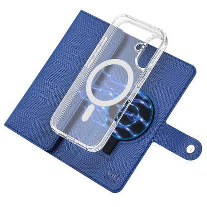 For iPhone 16 Pro ViLi GHA-C Series RFID MagSafe Magnetic Flip Leather Phone Case(Blue) - iPhone 16 Pro Cases by ViLi | Online Shopping UK | buy2fix