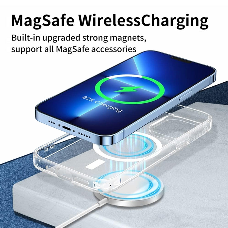 For iPhone 16 Pro Max ViLi MAG-C Series MagSafe Magnetic PC + TPU Phone Case(Transparent) - iPhone 16 Pro Max Cases by ViLi | Online Shopping UK | buy2fix