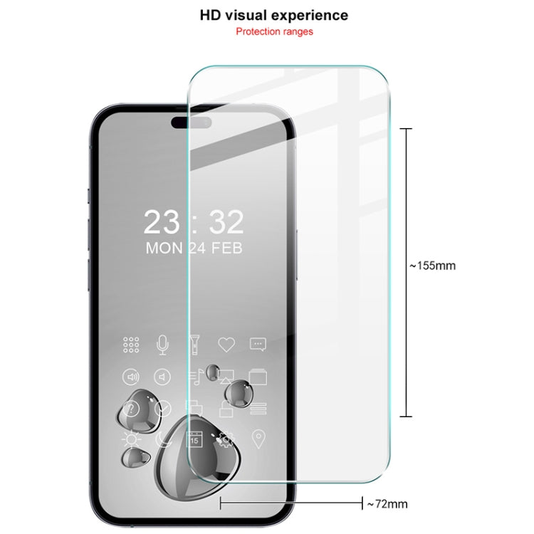 For iPhone 16 Plus imak H Series Full Screen Tempered Glass Film - iPhone 16 Plus Tempered Glass by imak | Online Shopping UK | buy2fix