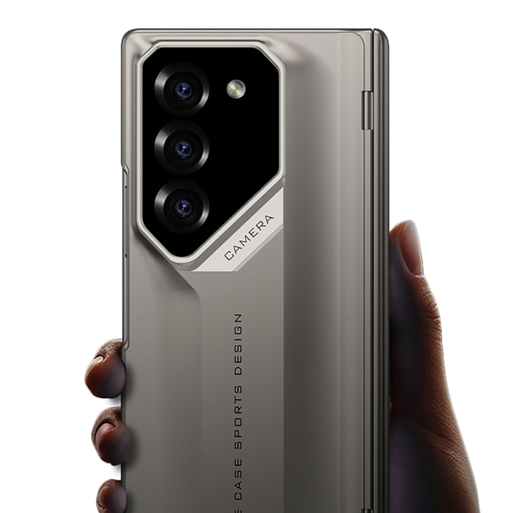 For Samsung Galaxy Z Fold6 GKK Integrated Folding Supercar Phone Case(Grey) - Galaxy Z Fold6 5G Cases by GKK | Online Shopping UK | buy2fix