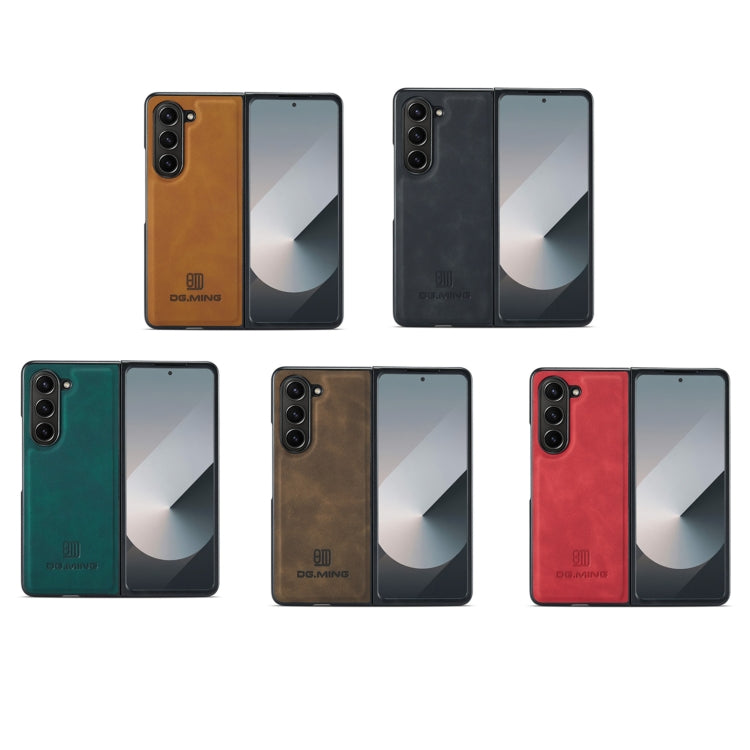 For Samsung Galaxy Z Fold6 DG.MING M2/M1 Series Magnetic Phone Case(Green) - Galaxy Z Fold6 5G Cases by DG.MING | Online Shopping UK | buy2fix