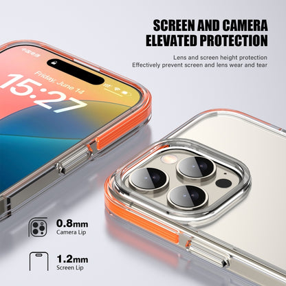 For iPhone 16 Pro TPE Airbag TPU+ PC Full Coverage Phone Case(Transparent) - iPhone 16 Pro Cases by buy2fix | Online Shopping UK | buy2fix