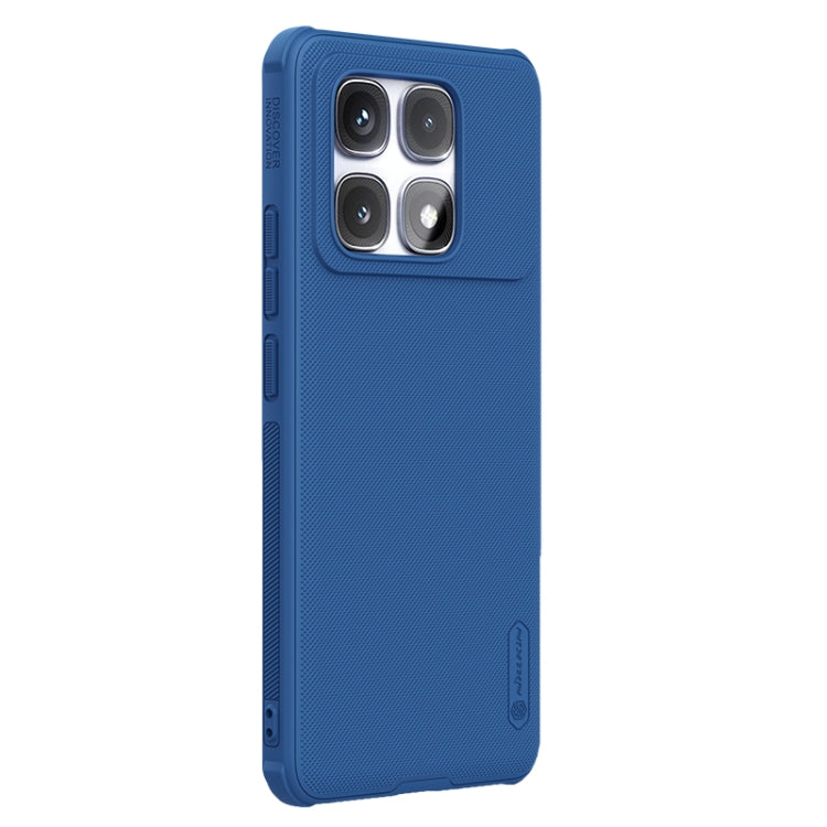 For Redmi K70 Ultra NILLKIN Frosted Shield Pro PC + TPU Phone Case(Blue) - Xiaomi Cases by NILLKIN | Online Shopping UK | buy2fix