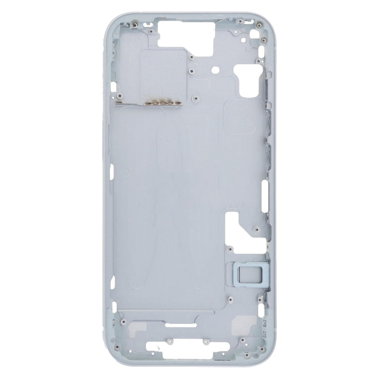 For iPhone 15 Middle Frame Bezel Plate with Side Keys + Card Tray, Version:China Version(Blue) - LCD Related Parts by buy2fix | Online Shopping UK | buy2fix