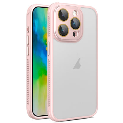 For iPhone 16 Pro Max Side Cooling Skin Feel Frosted Phone Case(Pink) - iPhone 16 Pro Max Cases by buy2fix | Online Shopping UK | buy2fix