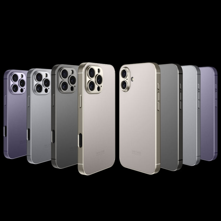 For iPhone 16 Plus GKK AG Craft Skin Feel Full Coverage Phone Case(Purple) - iPhone 16 Plus Cases by GKK | Online Shopping UK | buy2fix