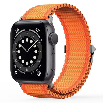 For Apple Watch Series 6 40mm DUX DUCIS YC Series Ocean Nylon Watch Band(Orange) - Watch Bands by DUX DUCIS | Online Shopping UK | buy2fix