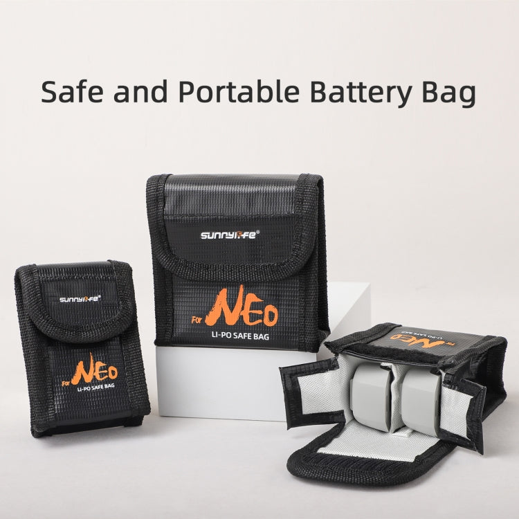 For DJI Neo Sunnylife Battery Explosion-proof Safe Bag Protective Li-Po Safe Bag(For 1pc Battery) - Cases & Bags by Sunnylife | Online Shopping UK | buy2fix