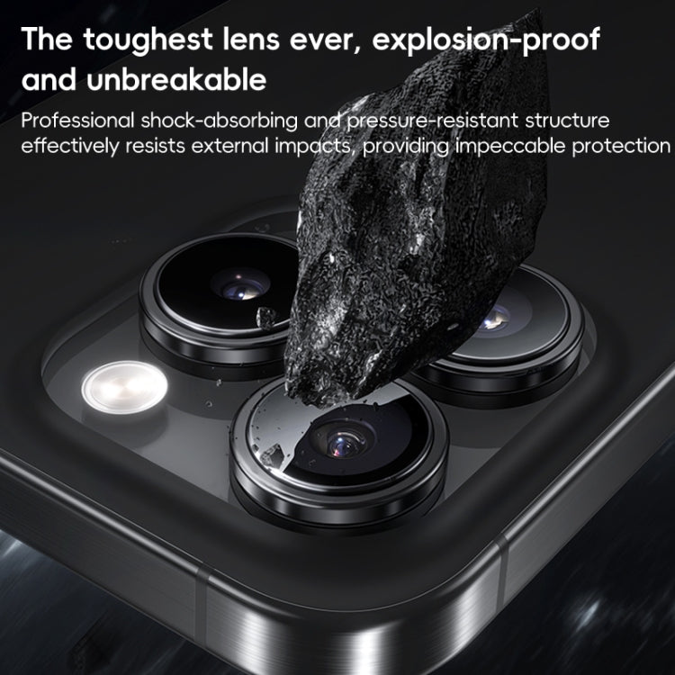 For iPhone 16 Pro Benks King Kong Series Corning Single Metal Lens Protective Film(Black) - iPhone 16 Pro Tempered Glass by Benks | Online Shopping UK | buy2fix