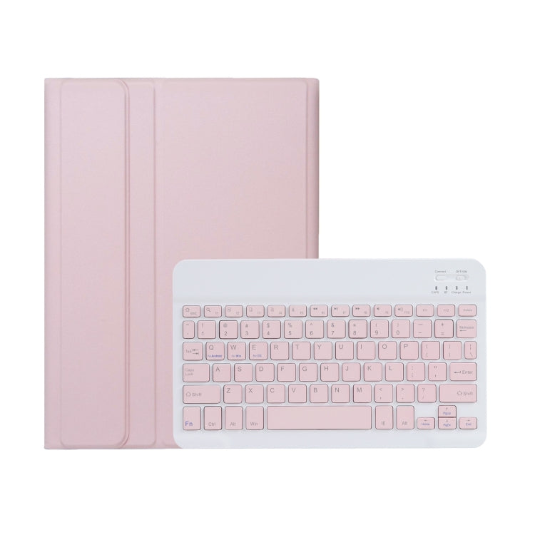 For Huawei MatePad SE 11 2024 AH21 Ultra-thin Detachable Bluetooth Keyboard Leather Tablet Case(Pink White) - Others Keyboard by buy2fix | Online Shopping UK | buy2fix